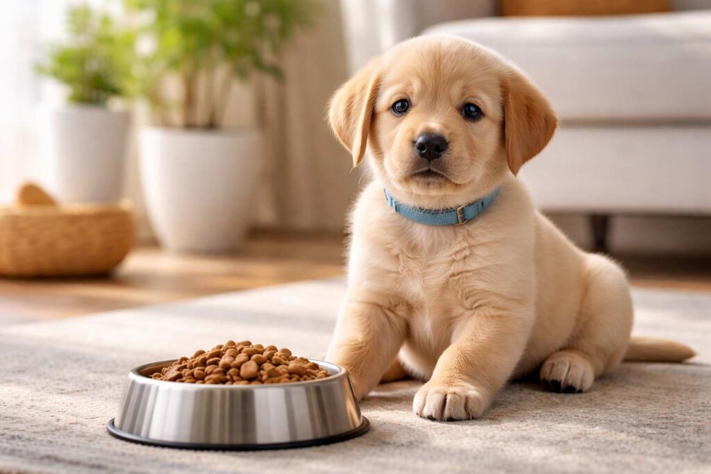 2 महीने को क्या खिलाएं - healthy puppy balanced diet 