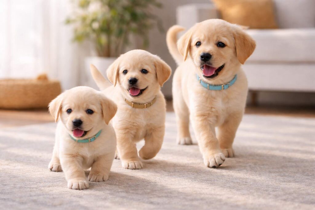 Puppy को क्या खिलाएं - healthy growth signs