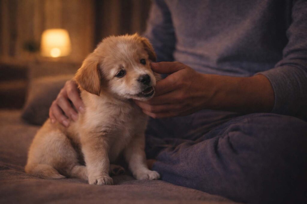 2 महीने का puppy अगर रात में बैचेन हो रहा हो तो क्या करें 