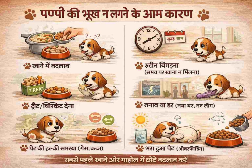 पप्पी को भूख न लगने के कारण? और क्या बदले की पप्पी फिर से खाने लगे ?