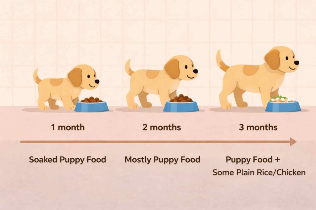 3 महीने के puppy को क्या खिलाएं - nutritional needs