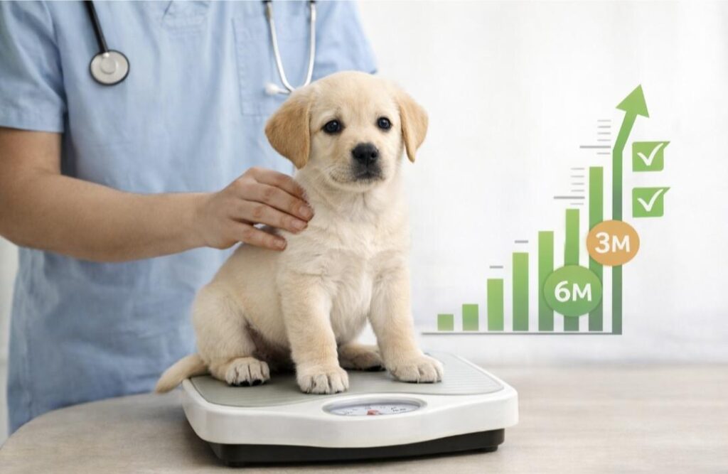 Puppy का वजन कम है - कितना होना चाहिए